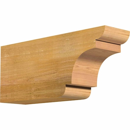 Ekena Millwork New Brighton Rough Sawn Rafter Tail, Western Red Cedar, 6"W x 10"H x 24"L RFT06X10X24NEB00RWR